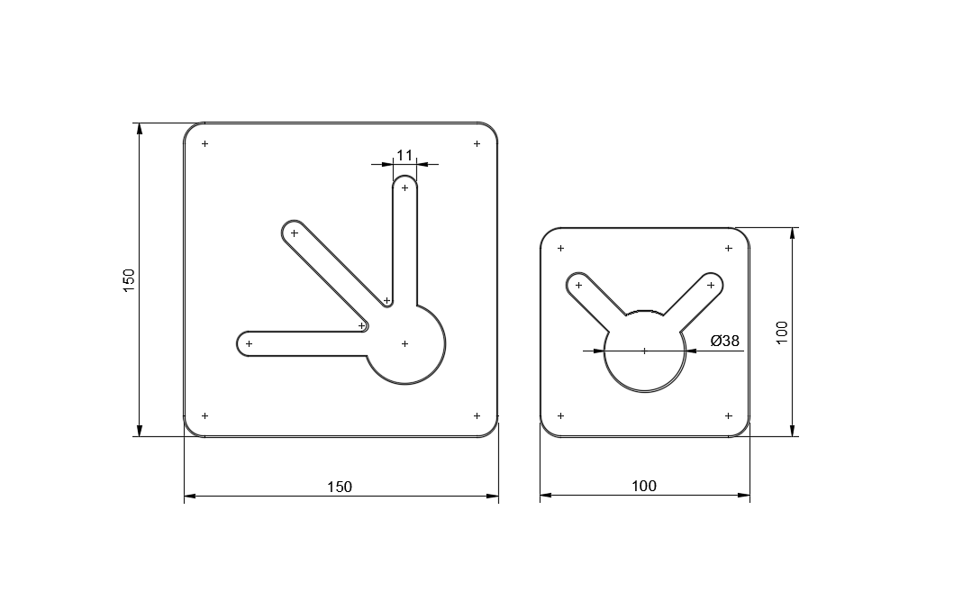 Chain Lashing Plates