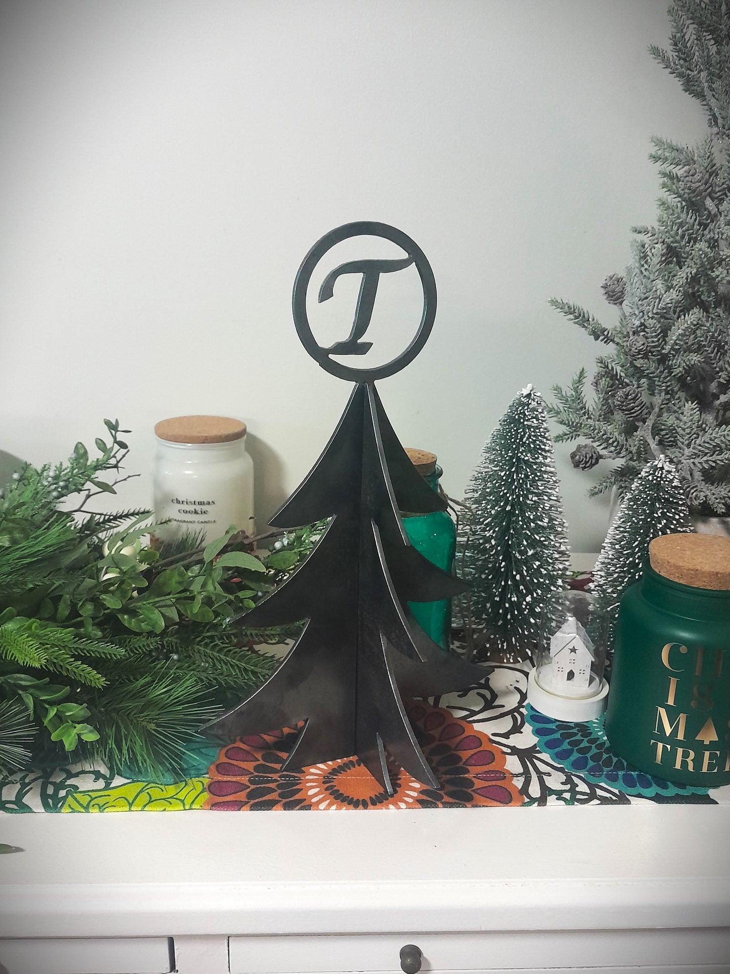 Monogram Christmas tree