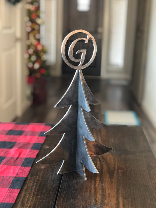 Monogram Christmas tree