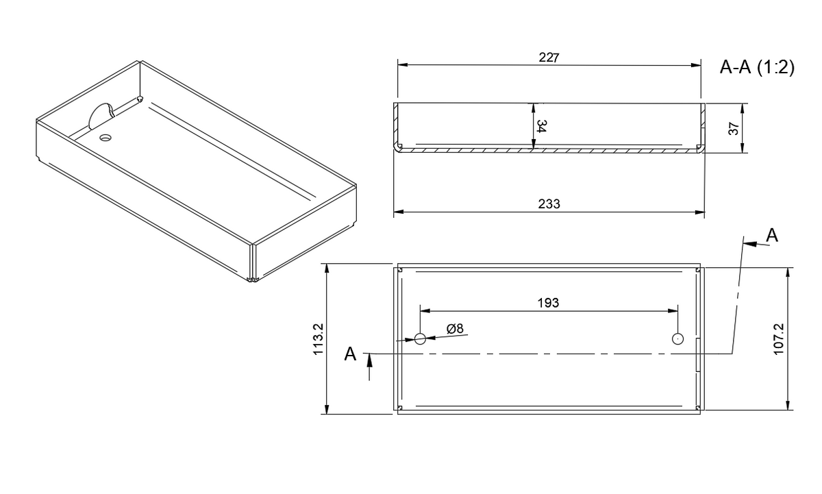 Narva 70 series recess cup