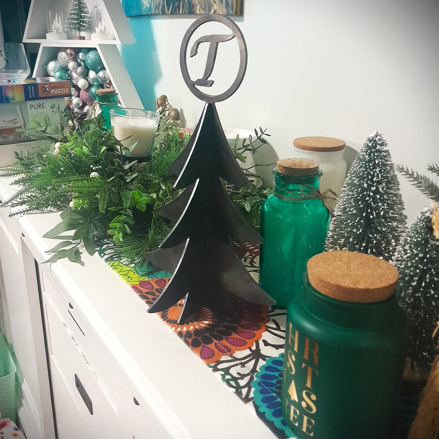 Monogram Christmas tree
