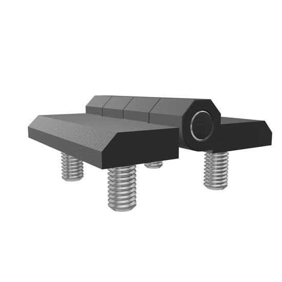 studded alloy hinge
